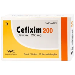Cefixim 200 Mg CL Hộp/2 vỉ x 10 Viên Nén BP