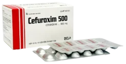 Cefuroxim 500mg CLong Hộp/10 Vỉ x 10 Viên