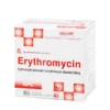 Erythromycin 500mg KPC Hộp/10 vỉ x 10 viên BP