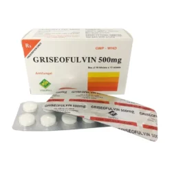 Griseofulvin 500mg Hộp/ 10 vỉ x 10 viên nén