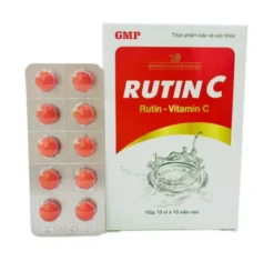 Rutin Vitamin C Usa Hộp/10 Vỉ x 10 Viên