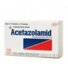 ACETAZOLAMID V/10 (Hộp/ 10 vỉ x 10 viên)