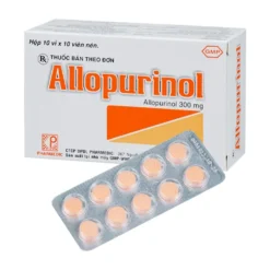 Allopurinol 300mg Pharmedic Hộp/10 vỉ x 10 viên