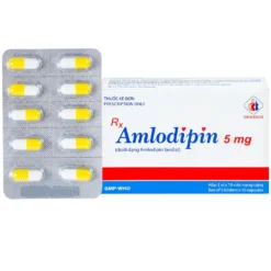 Amlodipin 5mg Domesco Hộp/3 Vỉ x 10 Viên Nang    TY