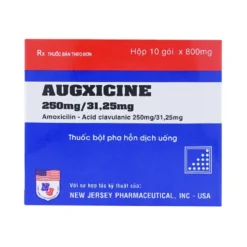 Augxicine 250mg/31.25mg Hộp/ 10 gói