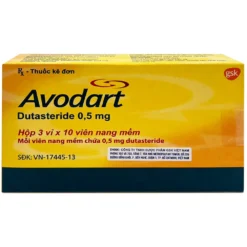 Avodart 0.5mg hộp/3 Vỉ x 10 Viên nang