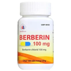 Berberin 100mg Domesco Chai /100 Viên Nang