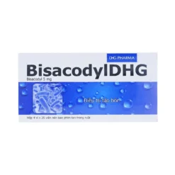 BisacodylDHG Hộp 4 Vỉ x 25 Viên      TY