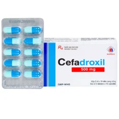Brown Burk Cefadroxil 500 mg  Hộp/10 Vỉ x 10 Viên