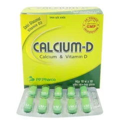 Calcium D PP Hộp/100 viên