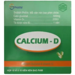 Calcium DSP Hộp/10 vỉ x 10 viên