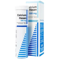 Calcium Hasan 500 Mg Hộp/1 Tube x 20 Viên Nén Sủi Bọt