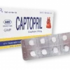 Captopril 25 Mg Mebiphar Hộp/10 Vỉ X 10 Viên