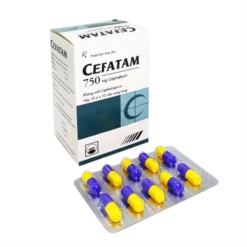 Cefatam 750 Hộp/10 Vỉ x 10 Viên