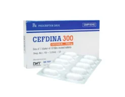 Cefdinir 300 DHT Hộp/3 vỉ x 10 viên