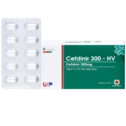 Cefdinir 300mg US Hộp/2 Vỉ x 10 Viên nang