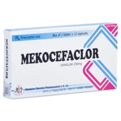 Cefaclor 250mg Hộp/10 Vỉ x 10 Viên