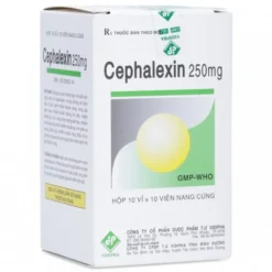 Cephalexin 250mg Vidipha Hộp/10 Vỉ x 10 Viên Nang