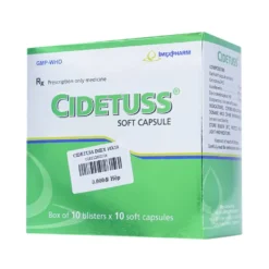 Cidetuss Hộp/10 Vỉ x 10 Viên Nang Mềm