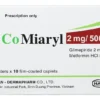 CoMiaryl 2mg/500mg Hộp/3 vỉ x 10 viên
