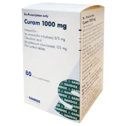 Curam 1000mg Hộp/10 Vỉ x 8 Viên