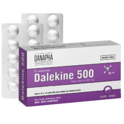 Dalekine 500mg Danapha Hộp/4 vỉ x 10 viên