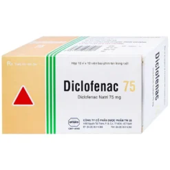 Diclo+M11fenac 75mg  TW25  Hộp/10 vỉ x 10 Viên