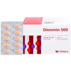 Diosmin 500 Stella Hộp 6 Vỉ x 10 Viên (Thùng 120 hộp)