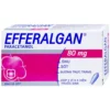 Efferalgan 80 mg Hộp/2 Vỉ x 5 Viên Thuốc Đạn