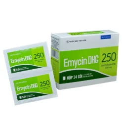 Emycin DHG 250 Hộp 24 Gói x 1.5g         KĐ