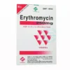 Erythromycin 250mg Vidipha  Hộp/10 vỉ x 10 viên