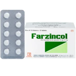 FARZINCOL 10mg Lọ x 100 viên
