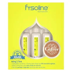 Fysoline Hộp/5 Ống x 5ml (Màu Vàng )