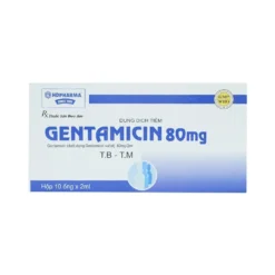 Gentamicin 80mg/2ml K/120hộp/10ống HDPharma-Việt Nam