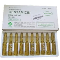 Gentamicin Vidipha  80mg/2ml Hộp 50 ống