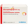 Glucophage Tab 850 mg Hộp/100 Viên