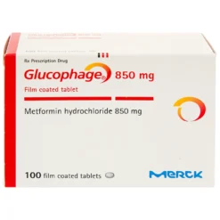 Glucophage Tab 850 mg Hộp/100 Viên