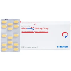 Glucovance 500 mg/5 mg Hộp/30 Viên