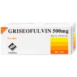 Griseofulvin 500 Mg Hộp/2 Vỉ x 10 Viên Nén