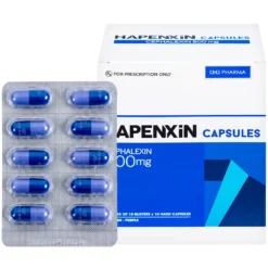 Hapenxin Capsules 500mg  Hộp/10 Vỉ x 10 Viên        TY