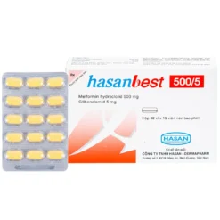 Hasanbest 500/2.5 Hộp 2 Vỉ x 15 Viên