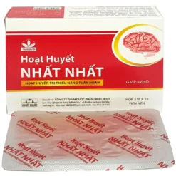 Hoạt Huyết Nhất Nhất Hộp/3 Vỉ x 10 Viên Nén
