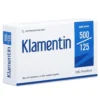 Klamentin 500/125 Hộp/3 Vỉ x 4 Viên       TY