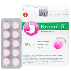 Kremil S Hộp/10 Vỉ x 10 Viên