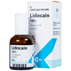 Thuốc phun mù Lidocain 10% Hộp/ 1 lọ 38g