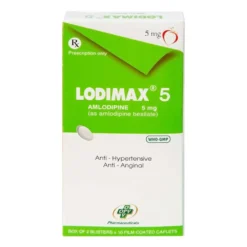 Lodimax 5 Hộp/2 vỉ x 10 viên
