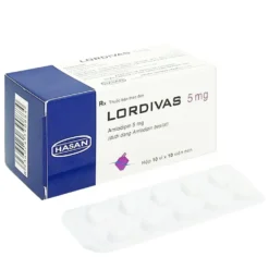Lordivas 5mg (Amlodipin) Hộp/10 Vỉ x 10 Viên     TY