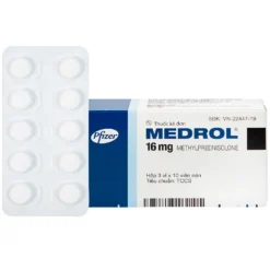 Medrol 16 Mg Hộp/3 Vỉ x 10 Viên Nén
