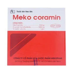 Meko Coramin Hộp/ 5 Vỉ x 4 Viên Ngậm