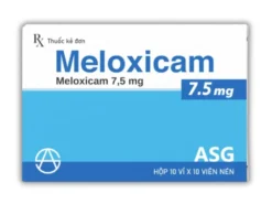 Meloxicam 7.5 mg ASG Hộp/5Vỉ x 10 Viên Nén